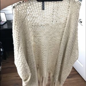 Fringe sweater!